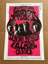 Yardbirds, Jim McCarthy, Jimmy Page, Jeff Beck, Eric Clapton 11x17 poster signed