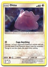 Ditto 17/18 Ultra Rare Detective Pikachu Pokemon Holo