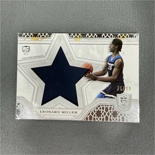 Topps Leonard Miller Star Relics Rookie #SR-LM /99 2023-24 Basketball