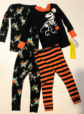Boys Halloween Pajamas NEW 4 piece Carters
