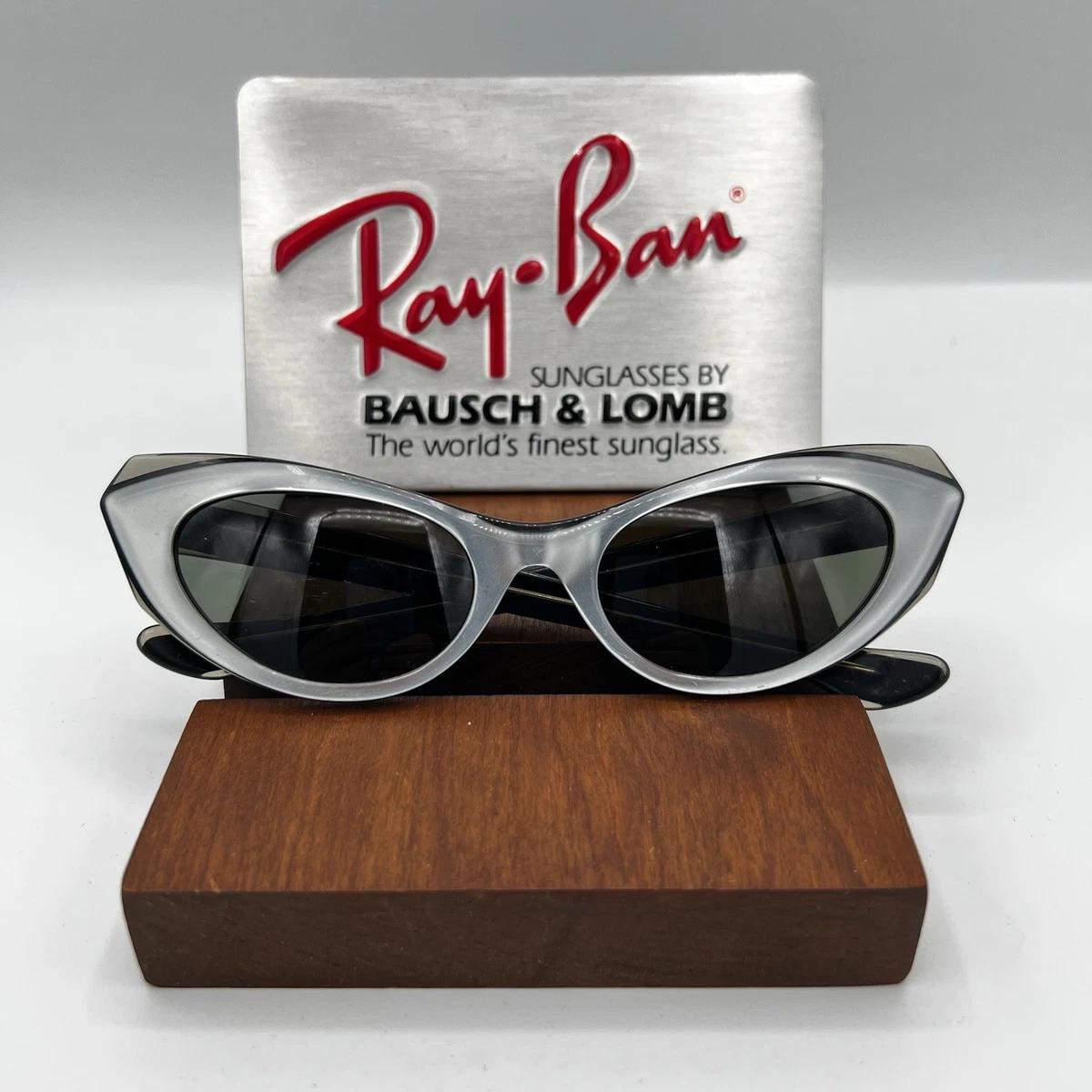Ray-Ban Cat Eye Black Vintage Sunglasses for sale | eBay