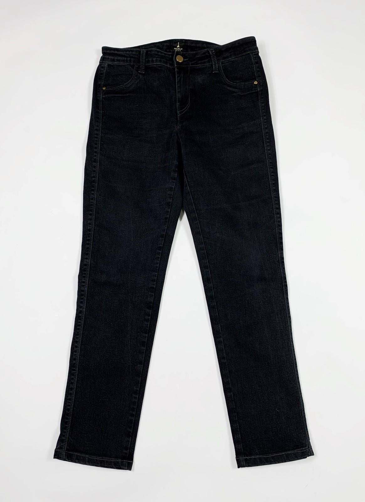Diva jeans donna usato skinny W28 tg 42 stretch denim vita alta boyfriend T6692