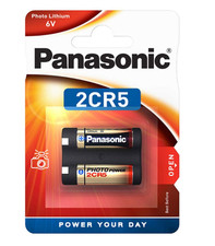 Panasonic 2CR5M 245 2CR5R 2R5 Lithium Photo Battery x 1 *Long Expiry*