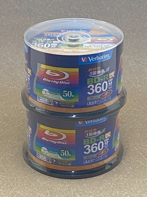 Verbatim Blank Blu-ray BD-R DL 50GB 1-6x Speed 50 disc VBR260RP50SV1 2set