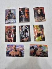 8 Vintage 1998 WCW NWO Wrestling Vending Machine Stickers Prism Prizm 90s Lot