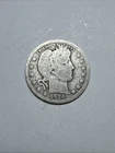 1914-P Collectible Barber Silver Quarter Dollar 90% Silver Coin #26