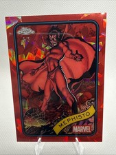Mephisto 2025 Topps Chrome Marvel Sapphire #102 Red 5/5 COLOR MATCH 🔥 Bookend