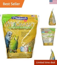 All-Natural 2 Pound Vita Smart Parakeet Food - Health Enhancing Daily Meals
