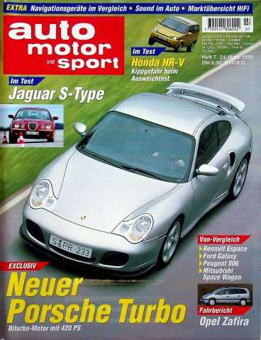 Original Auto Motor Sport Zeitschrift 16/1999 - Historische Ausgabe 26 Jahre Alt