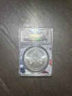 2021 W AMERICAN SILVER EAGLE LANDING 1oz .999 FINE SILVER 1ST STRIKE ANACS MS-70