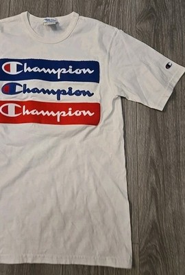 1970s early VINTAGE 80s CHAMPION TAG T-SHIRT sewn logo amazing