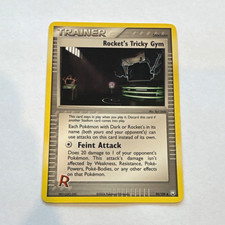 Nintendo Pokémon TCG Rocket's Tricky Gym 90/109 Team Rocket Returns Uncommon on eBay