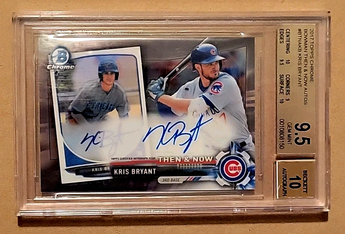 Bowman Kris Bryant Baseball Sports Trading Cards & Accessories for