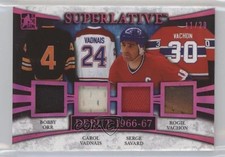 2017 Leaf ITG Superlative Magenta Spectrum Foil 11/20 Bobby Orr #SD-16 HOF 04ap