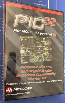 Microchip DM320007-C PIC32MZ Embedded Connectivity Starter Kit (Crypto, FPU).