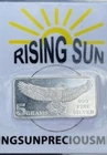 "Pure Silver" 5 GRAMS .999 FINE SILVER by 💰RISING SUN PRECIOUS METALS 💰