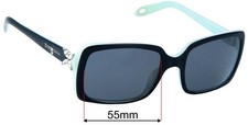 SFx Replacement Sunglass Lenses fits Tiffany  Co TF 4047-B - 55mm Wide
