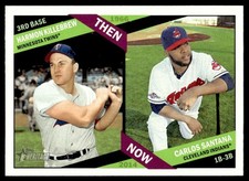 Carlos Santana/Harmon Killebrew 2015 Topps Heritage Then and Now #TAN5 Cleveland