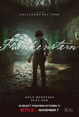 2025 Frankenstein Movie Poster 11X17 Oscar Isaac Mia Goth Jacob Elordi Horror  