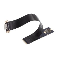NFHK 2280 NGFF PCI-E4.0 M.2 M-Key to Oculink SFF-8612 SFF-8611 15cm, Black