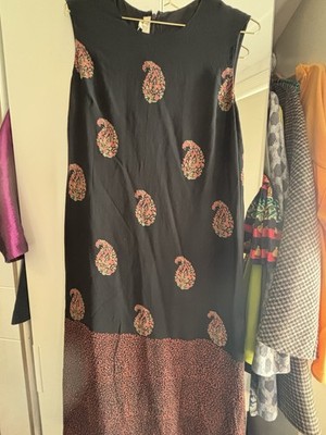 Tarun Tahiliani Silk Shift Dress Summer Holiday Beach