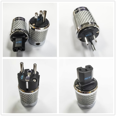 Schuko Nano Rhodium Plating Hi-end EU/US Audio Power Supply Plug 15A 110/250V