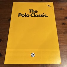 Volkswagen Polo Classic U.K. sales brochure