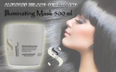 ALFAPARF MILANO  Semi Di Lino Illuminating Mask  (Diamond Normal Hair) 500ml