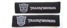2x Embroidery Sport Transformer Cotton Seat Belt Cover Shoulder Pad Cushion