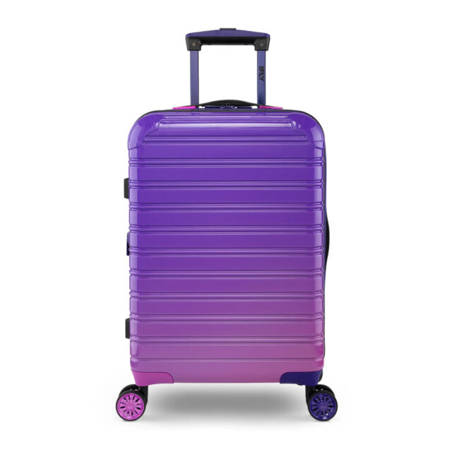 iFLY - Fibertech Midnight Berry Hard Case Medium Expandable 66cm Luggage 26&#034