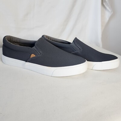 Lamo Perforated Slip On Casual Comfort Shoes Sneakers Gray Size 7.5