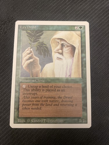 MTG Ley Druid Revised Edition Regular Uncommon