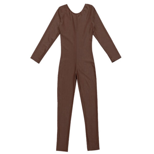 Mädchen Turnanzug Lange Ärmel Overall Einteiler Gymnastikanzug Gymnastikbody - Bild 62 von 126