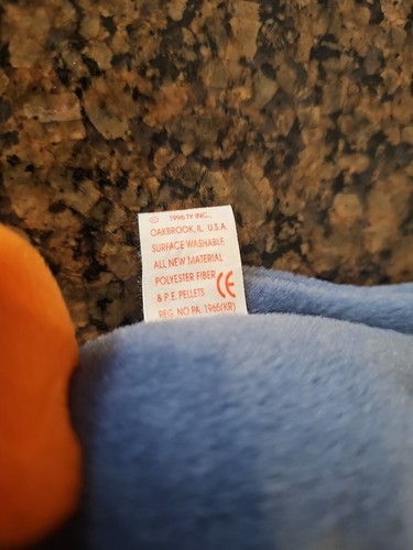 Ty "Scoop the Pelican" Beanie Babies 1996 w/tag  - Picture 10 of 11