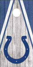 Cornhole Board Wraps Decals Vinyl Stickers Set of 2 - Indianapolis Colts