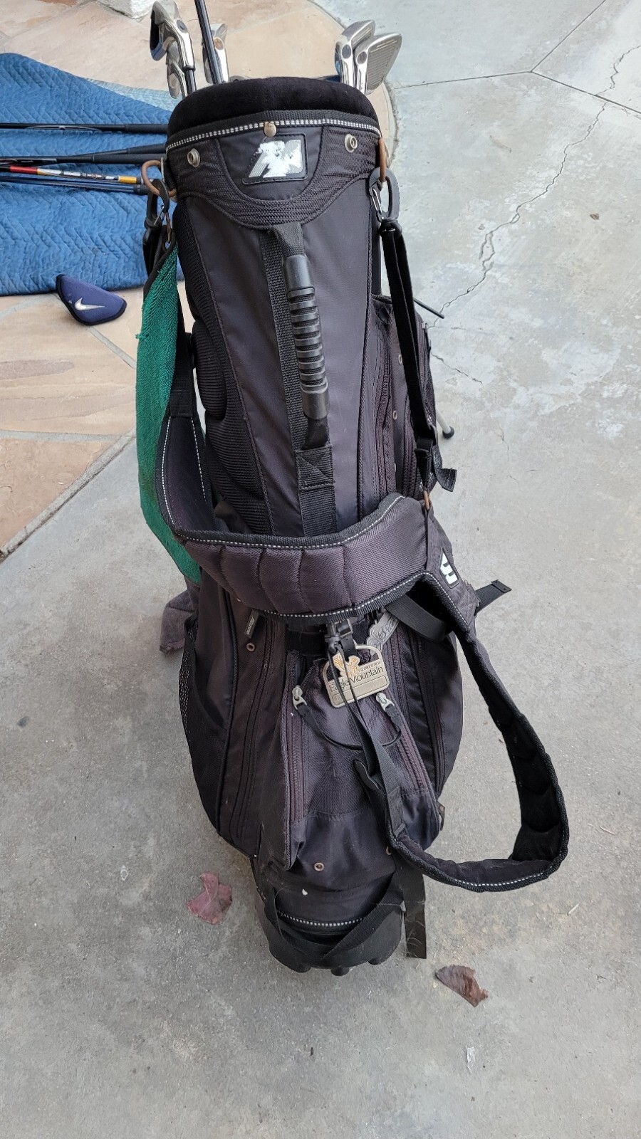 callaway golf club set with bag, driver, putter