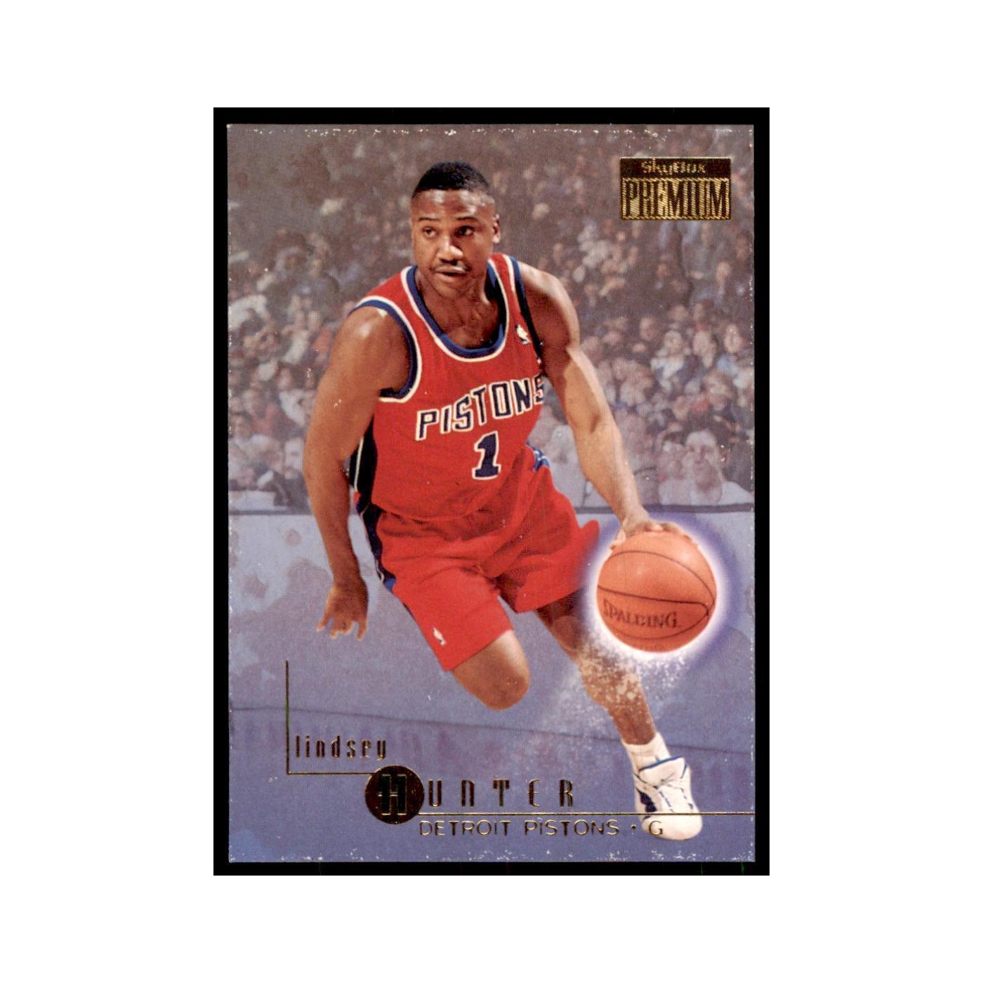 1996 SkyBox Premium Lindsey Hunter Basketball Cards #35