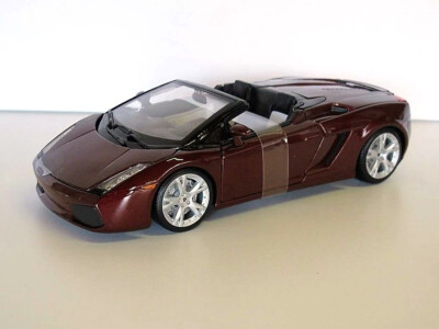 Lamborghini Maroon Gallardo Spyder Kids Model Diecast Toy Sport