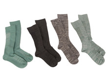  4 PAIR TOMMIE COPPER Compression Over-the-Calf Socks JADE GRN/GRY , Pick SZ: