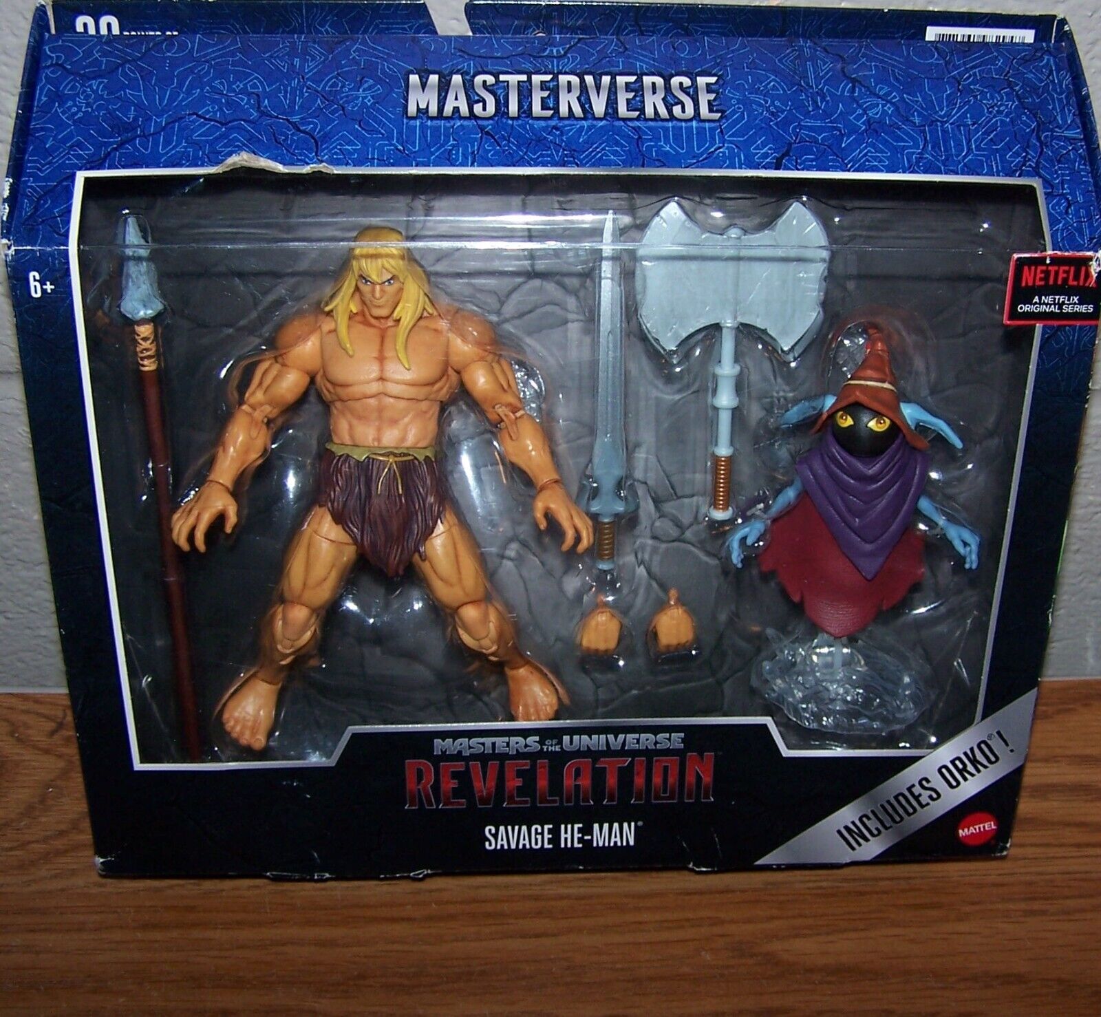 Masters Of The Universe Revelation Savage He-Man Mattel Masterverse Netflix