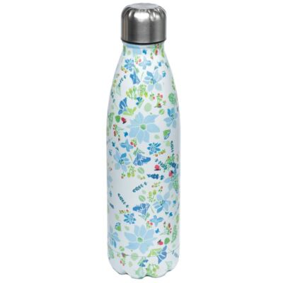 JULIE DODSWORTH EDELSTAHL METALL WARM & KALT 500ML GETRÄNKE WASSERFLASCHE FLASCHE