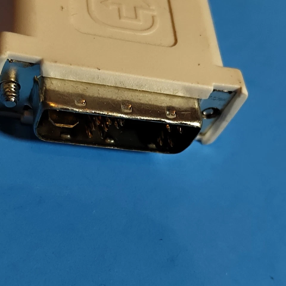 2x Lot DELL DVI MALE TO VGA FEMALE VIDEO ADAPTER CONVERTER FOR PC MONITOR OJ8461 - Image 3 of 4