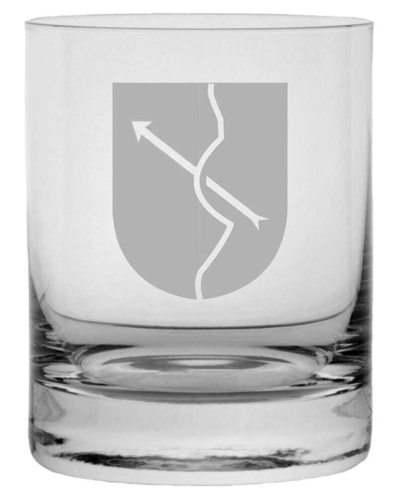 91st Infantry Division Military Etched 11oz Whisky Glass-image