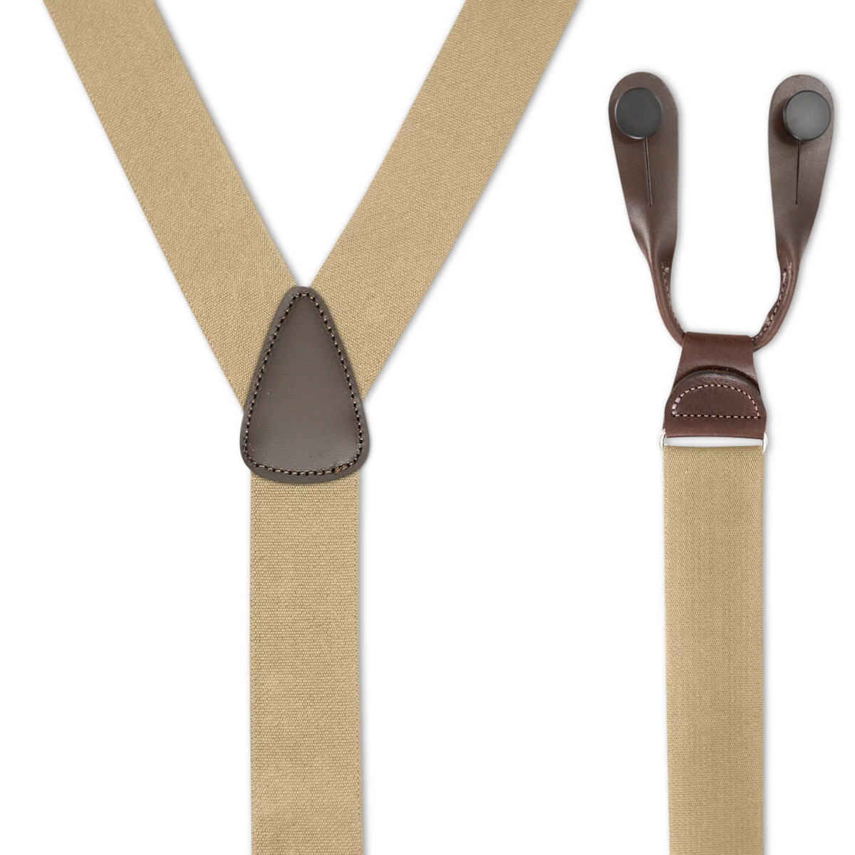Brand New 1 PC Button Holes Link Men's Suspenders-Navy Blue Color Adjustable | UK