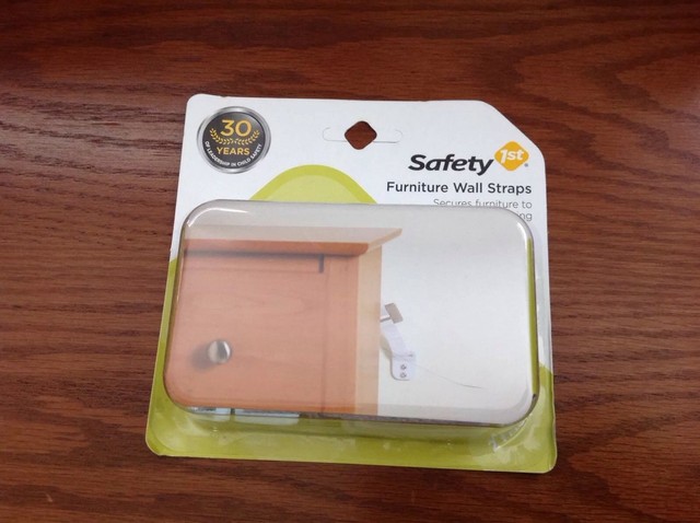Baby Safety 1st Furniture Wall Straps 2 Count Cabinet Locks