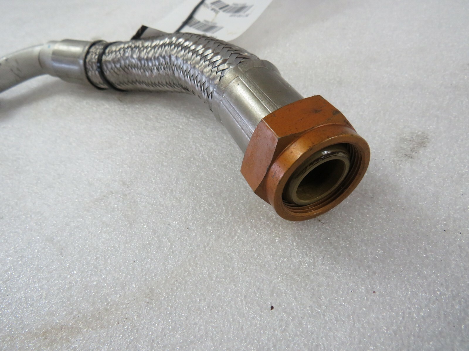 Ferrari 599 GTB, Oil Line Hose, Used, Kinked, P/N 225630