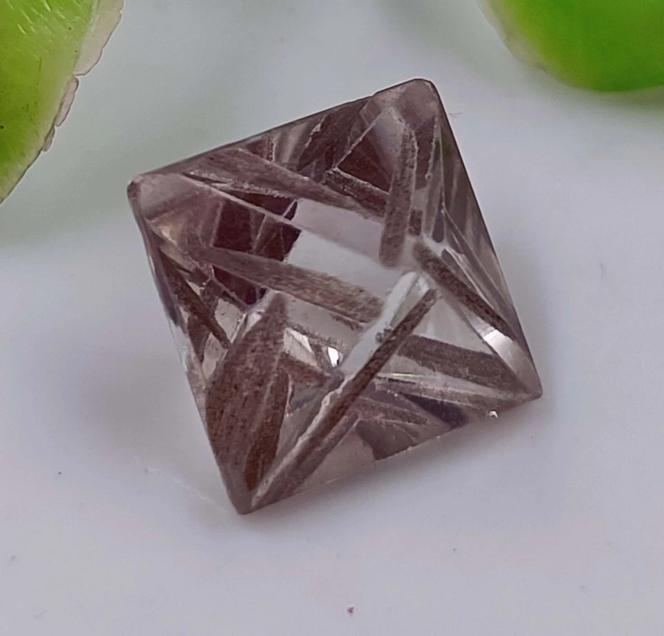 4.10 CT F COLOR VVS1 CLARITY DIAMOND COLORLESS EGL CERTIFIED RAW LOOSE CVD MNG - Image 4 of 4