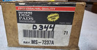 NOS Disc Brake Pads Front NAPA/RAYLOC MS-7237A SEMI-METALLIC Pads