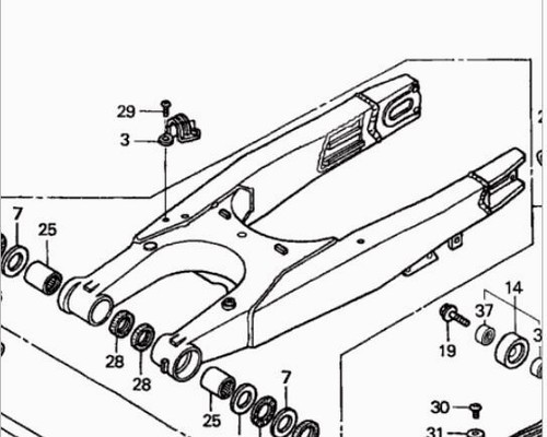 Rear Brake Line Hose Guide Cable Clamp Holder For HONDA CRF250R 04-09 CRF250X - Picture 3 of 12