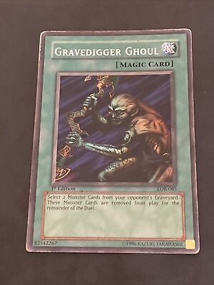 Yugioh Gravedigger Ghoul LOB-K065 Korean Unlimited Rare NM